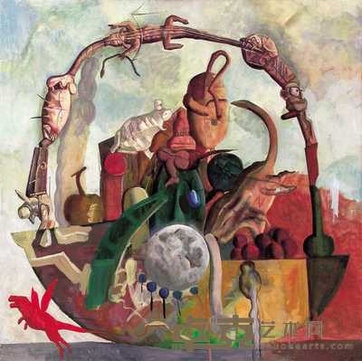 唐晖 无题 108×108cm